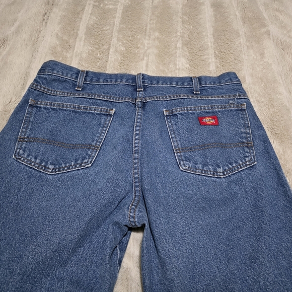 36×32 Dickies Men's Relaxed Fit Denim Jeans - Picture 5 of 7